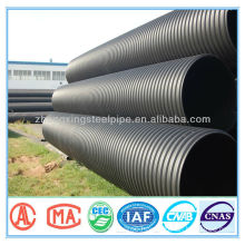 PN16 HDPE double-wall corrugated pipe for drainage and sewage in Mid-East Market